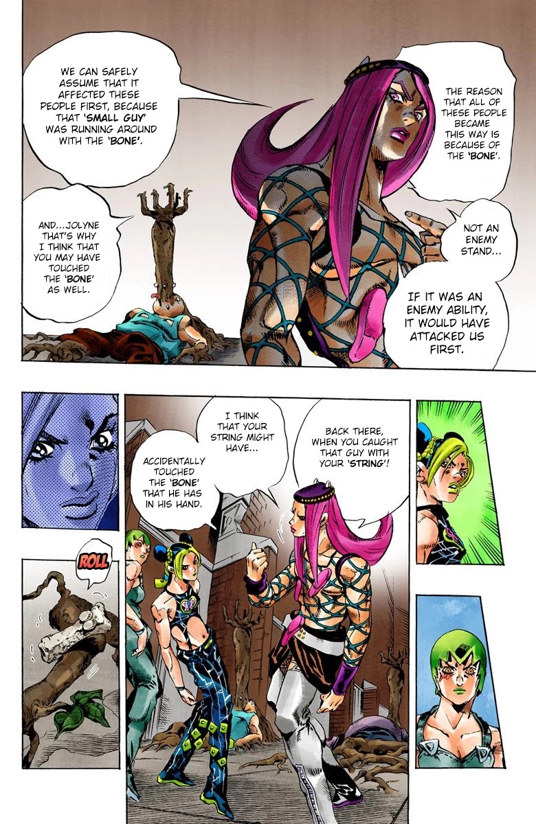 JoJo's Bizarre Adventure Part 6 - Stone Ocean (Official Colored) Chapter 77 page 8 - Chapter 77: A Green Birth Part 2