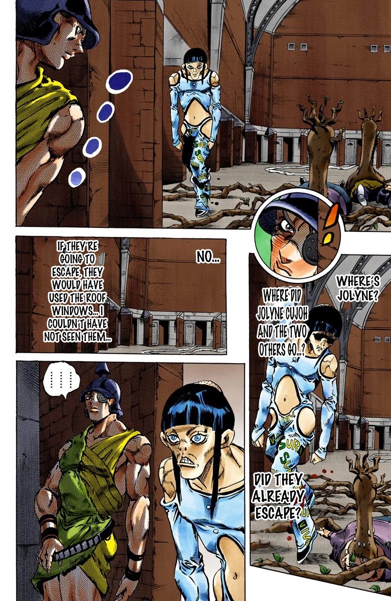 JoJo's Bizarre Adventure Part 6 - Stone Ocean (Official Colored) Chapter 78 page 12 - Chapter 78: Yo-Yo-Ma Is Coming! Part 1