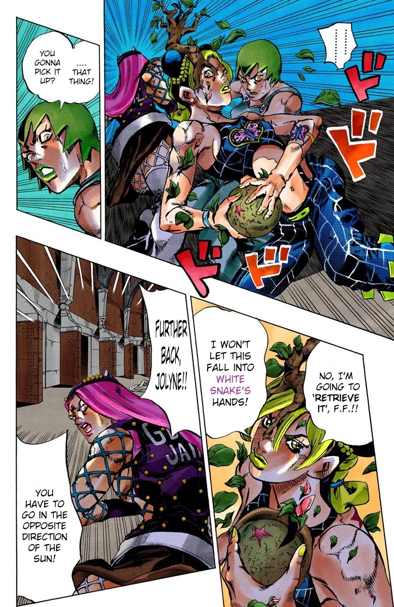 JoJo's Bizarre Adventure Part 6 - Stone Ocean (Official Colored) Chapter 78 page 6 - Chapter 78: Yo-Yo-Ma Is Coming! Part 1