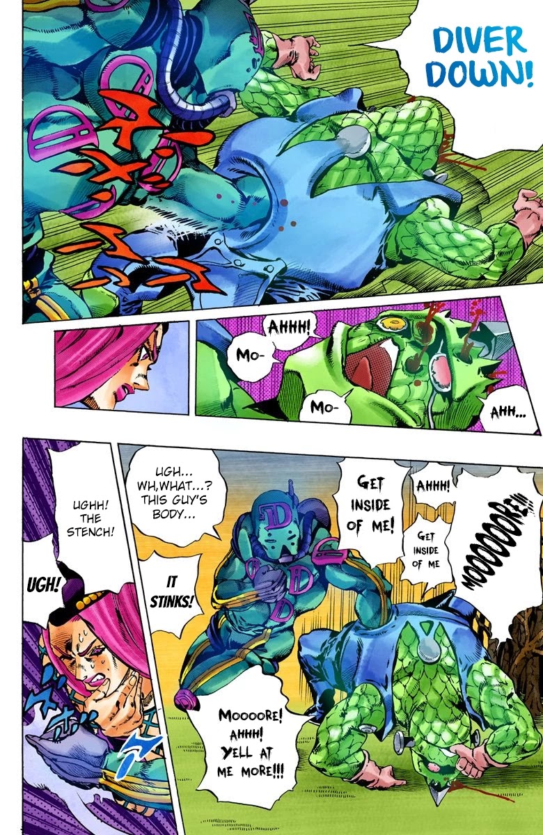 JoJo's Bizarre Adventure Part 6 - Stone Ocean (Official Colored) Chapter 79 page 12 - Chapter 79: Yo-Yo-Ma Is Coming! Part 2