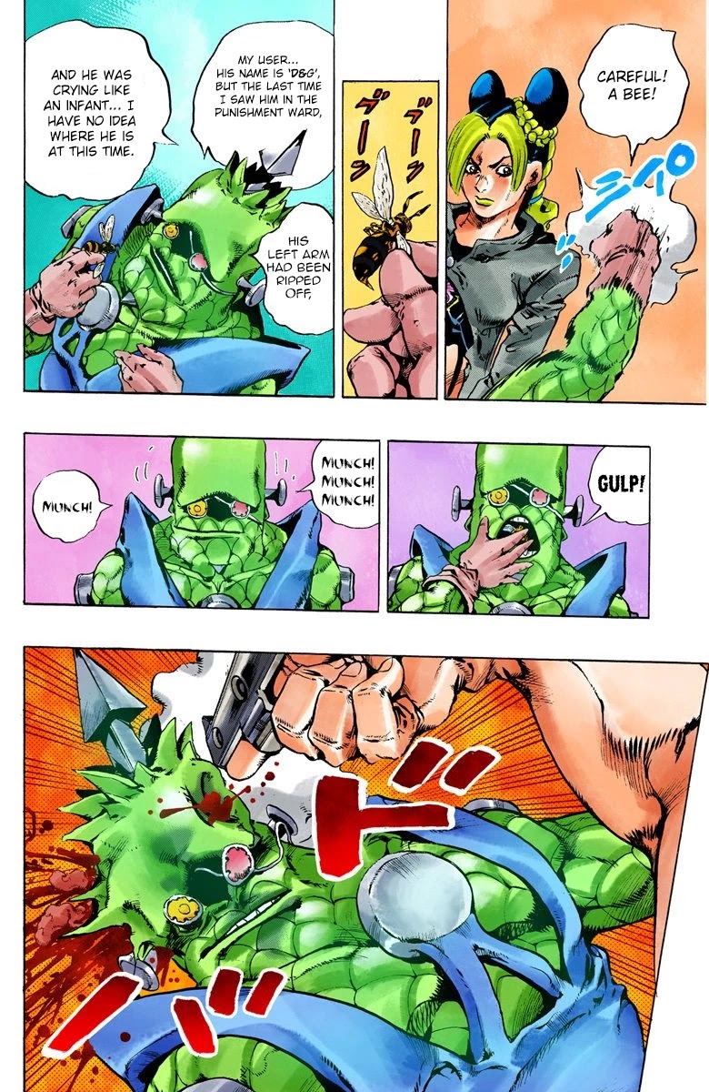JoJo's Bizarre Adventure Part 6 - Stone Ocean (Official Colored) Chapter 79 page 14 - Chapter 79: Yo-Yo-Ma Is Coming! Part 2