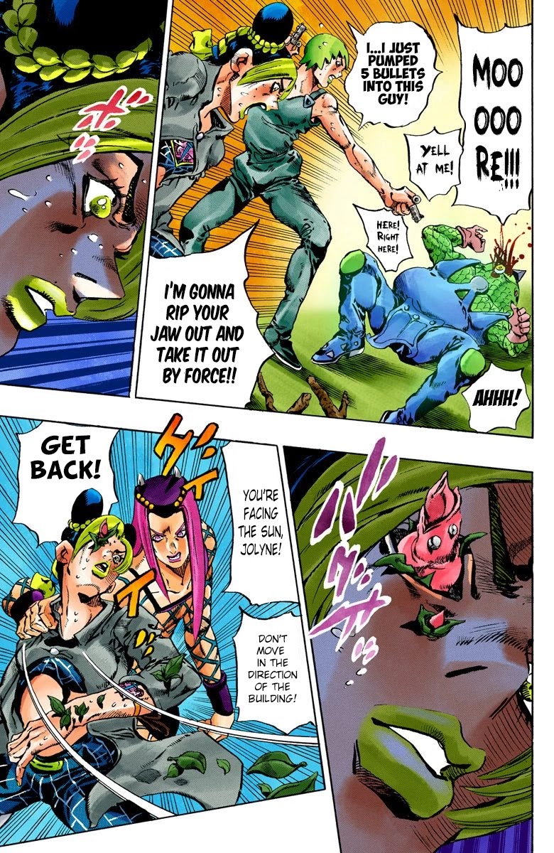 JoJo's Bizarre Adventure Part 6 - Stone Ocean (Official Colored) Chapter 79 page 15 - Chapter 79: Yo-Yo-Ma Is Coming! Part 2