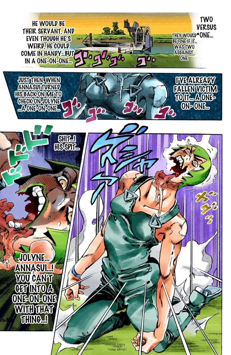 JoJo's Bizarre Adventure Part 6 - Stone Ocean (Official Colored) Chapter 79 page 19 - Chapter 79: Yo-Yo-Ma Is Coming! Part 2
