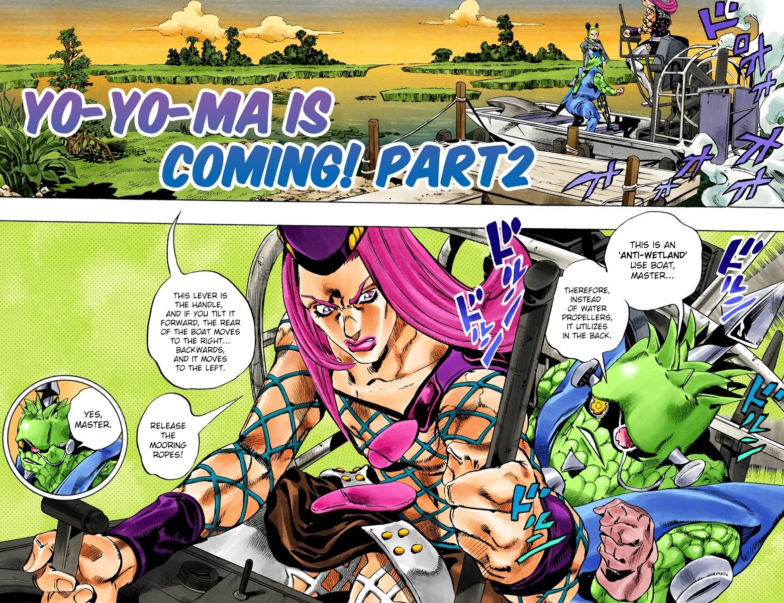 JoJo's Bizarre Adventure Part 6 - Stone Ocean (Official Colored) Chapter 79 page 3 - Chapter 79: Yo-Yo-Ma Is Coming! Part 2
