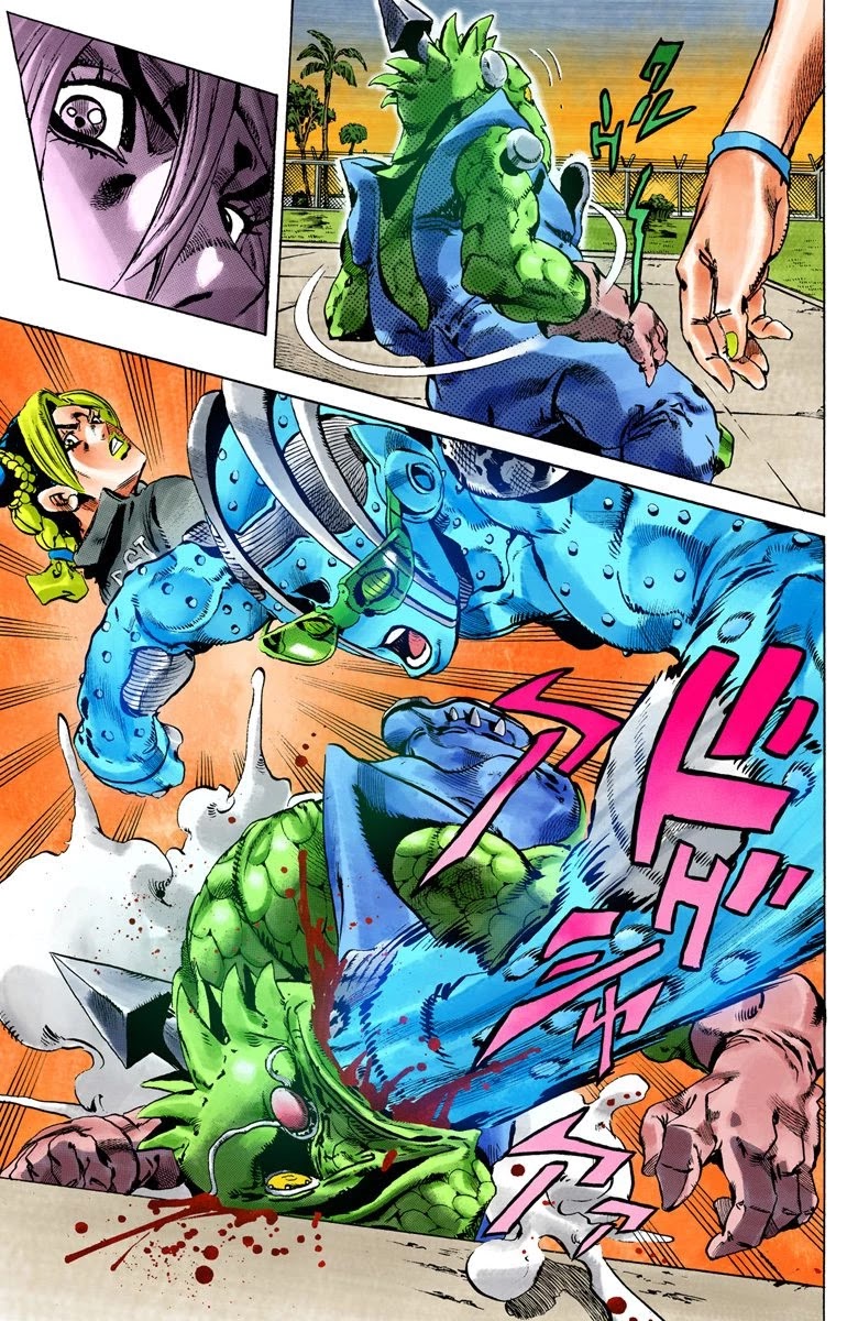 JoJo's Bizarre Adventure Part 6 - Stone Ocean (Official Colored) Chapter 79 page 9 - Chapter 79: Yo-Yo-Ma Is Coming! Part 2