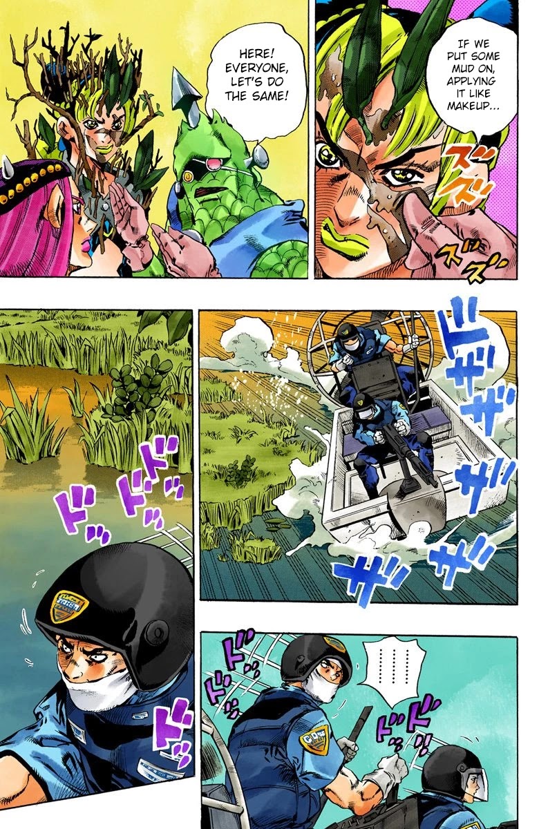 JoJo's Bizarre Adventure Part 6 - Stone Ocean (Official Colored) Chapter 80 page 11 - Chapter 80: Yo-Yo-Ma Is Coming! Part 3