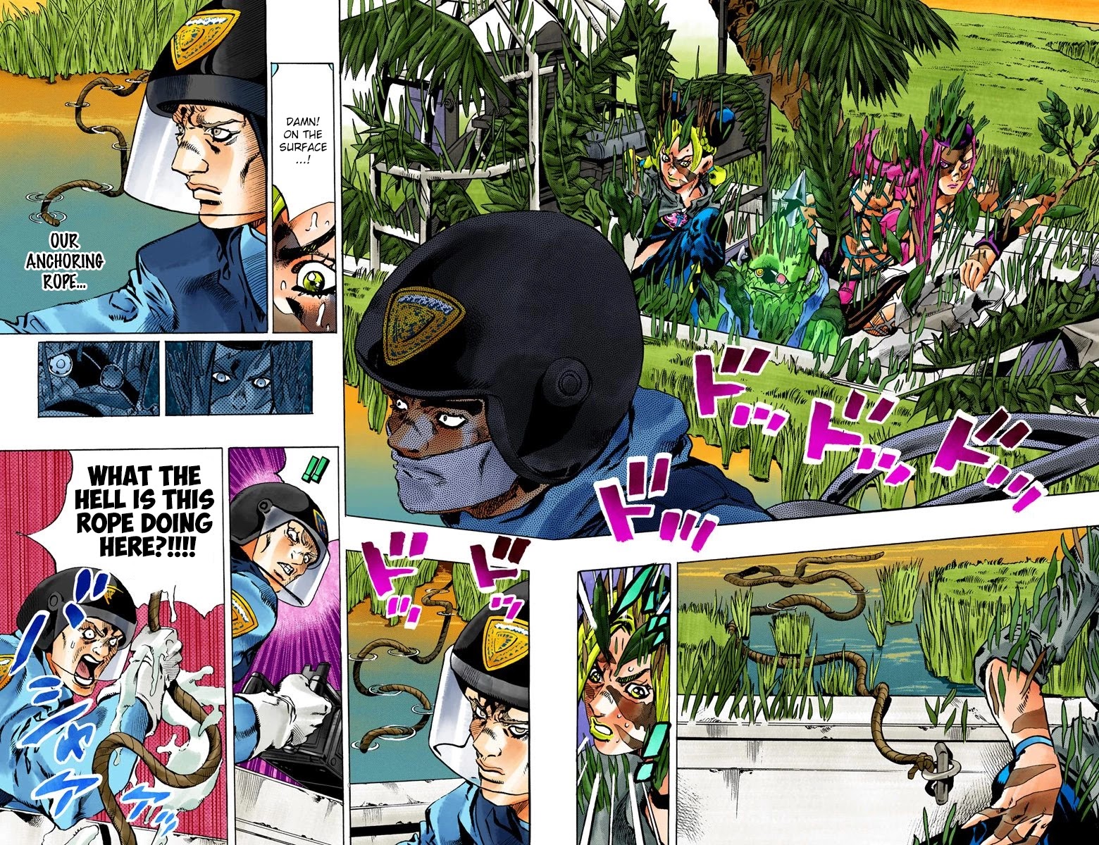 JoJo's Bizarre Adventure Part 6 - Stone Ocean (Official Colored) Chapter 80 page 12 - Chapter 80: Yo-Yo-Ma Is Coming! Part 3