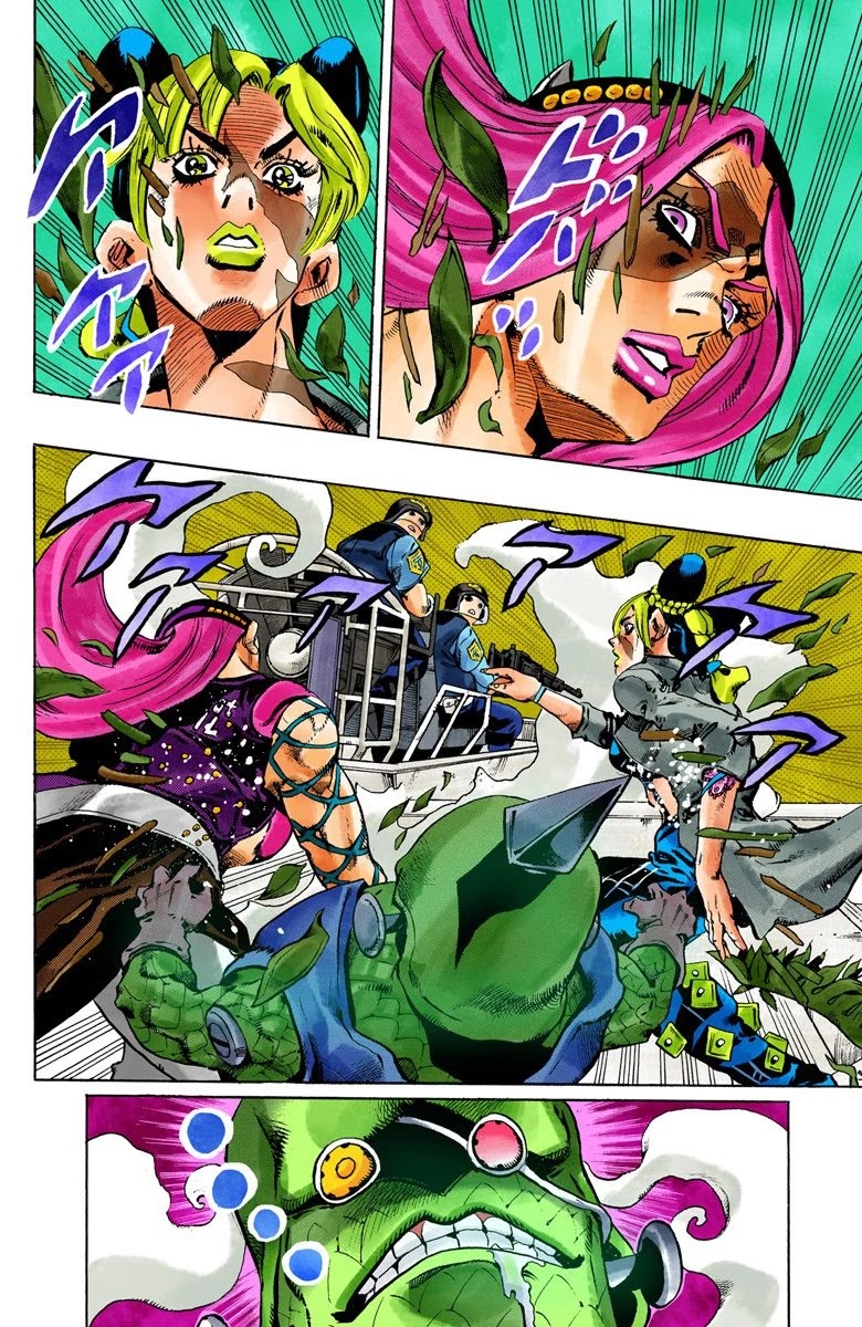 JoJo's Bizarre Adventure Part 6 - Stone Ocean (Official Colored) Chapter 80 page 15 - Chapter 80: Yo-Yo-Ma Is Coming! Part 3