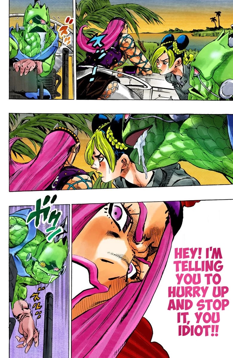 JoJo's Bizarre Adventure Part 6 - Stone Ocean (Official Colored) Chapter 80 page 4 - Chapter 80: Yo-Yo-Ma Is Coming! Part 3