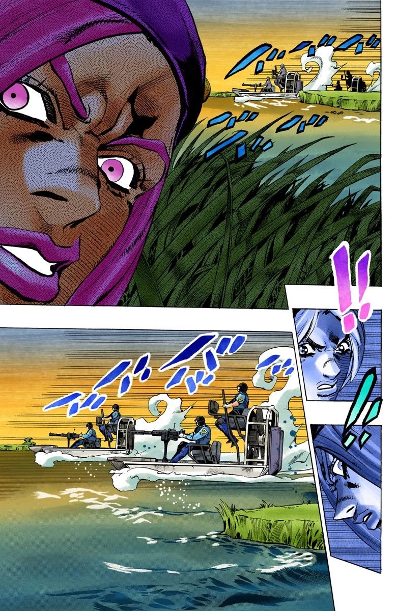 JoJo's Bizarre Adventure Part 6 - Stone Ocean (Official Colored) Chapter 80 page 5 - Chapter 80: Yo-Yo-Ma Is Coming! Part 3