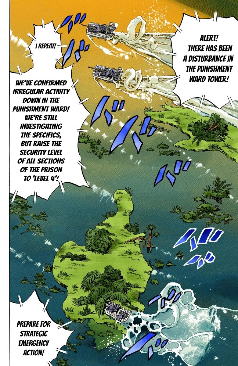 JoJo's Bizarre Adventure Part 6 - Stone Ocean (Official Colored) Chapter 80 page 6 - Chapter 80: Yo-Yo-Ma Is Coming! Part 3