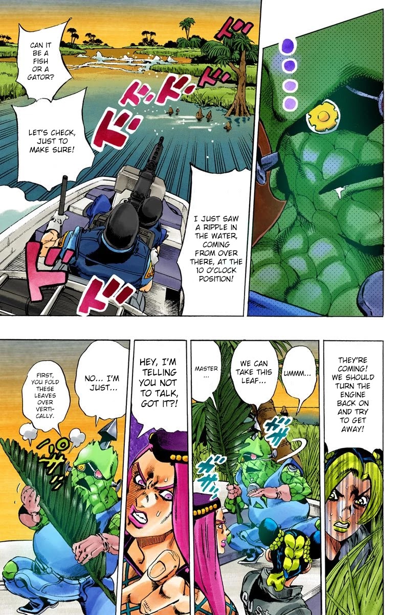 JoJo's Bizarre Adventure Part 6 - Stone Ocean (Official Colored) Chapter 80 page 9 - Chapter 80: Yo-Yo-Ma Is Coming! Part 3