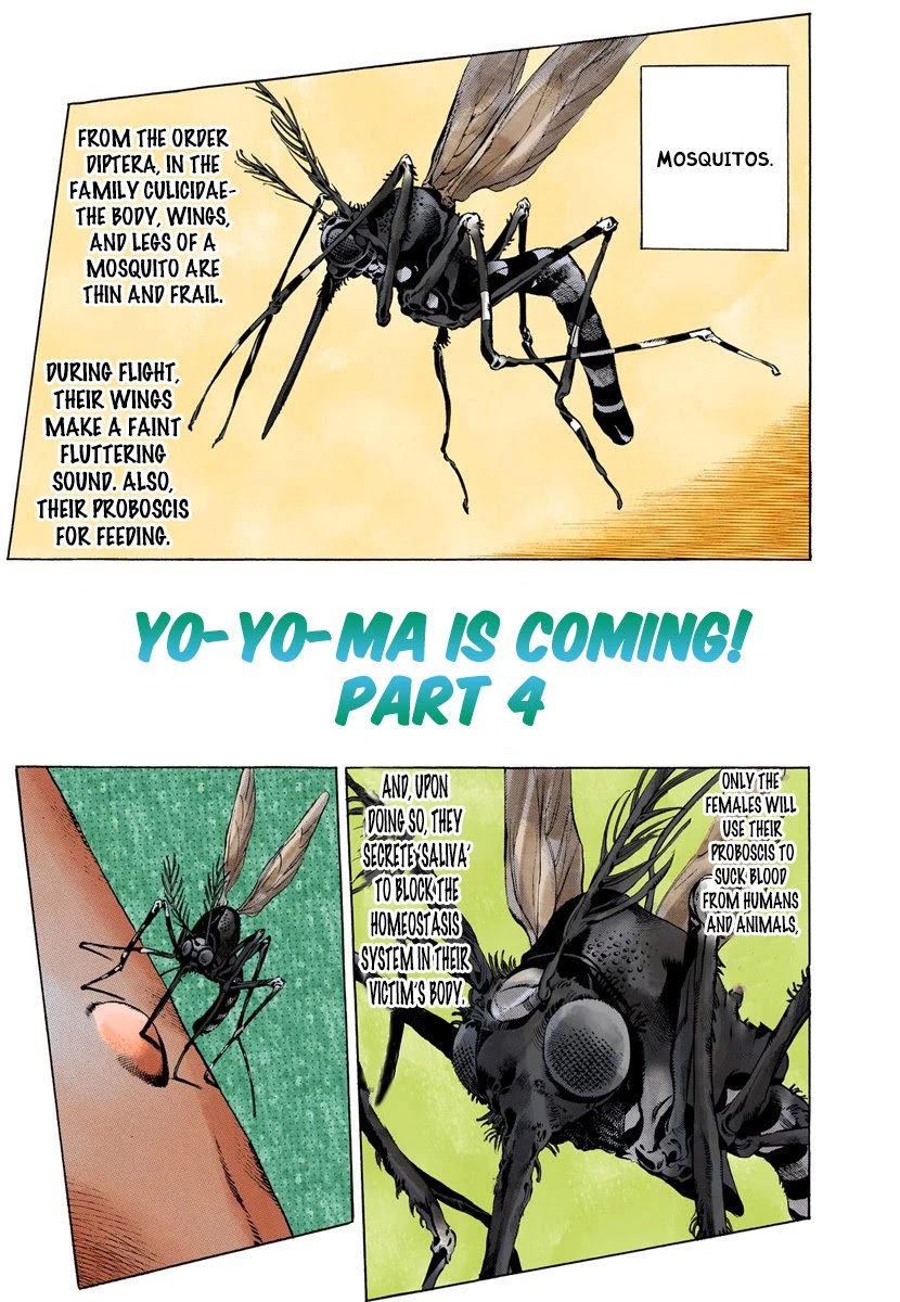 JoJo's Bizarre Adventure Part 6 - Stone Ocean (Official Colored) Chapter 81 page 1 - Chapter 81: Yo-Yo-Ma Is Coming! Part 4