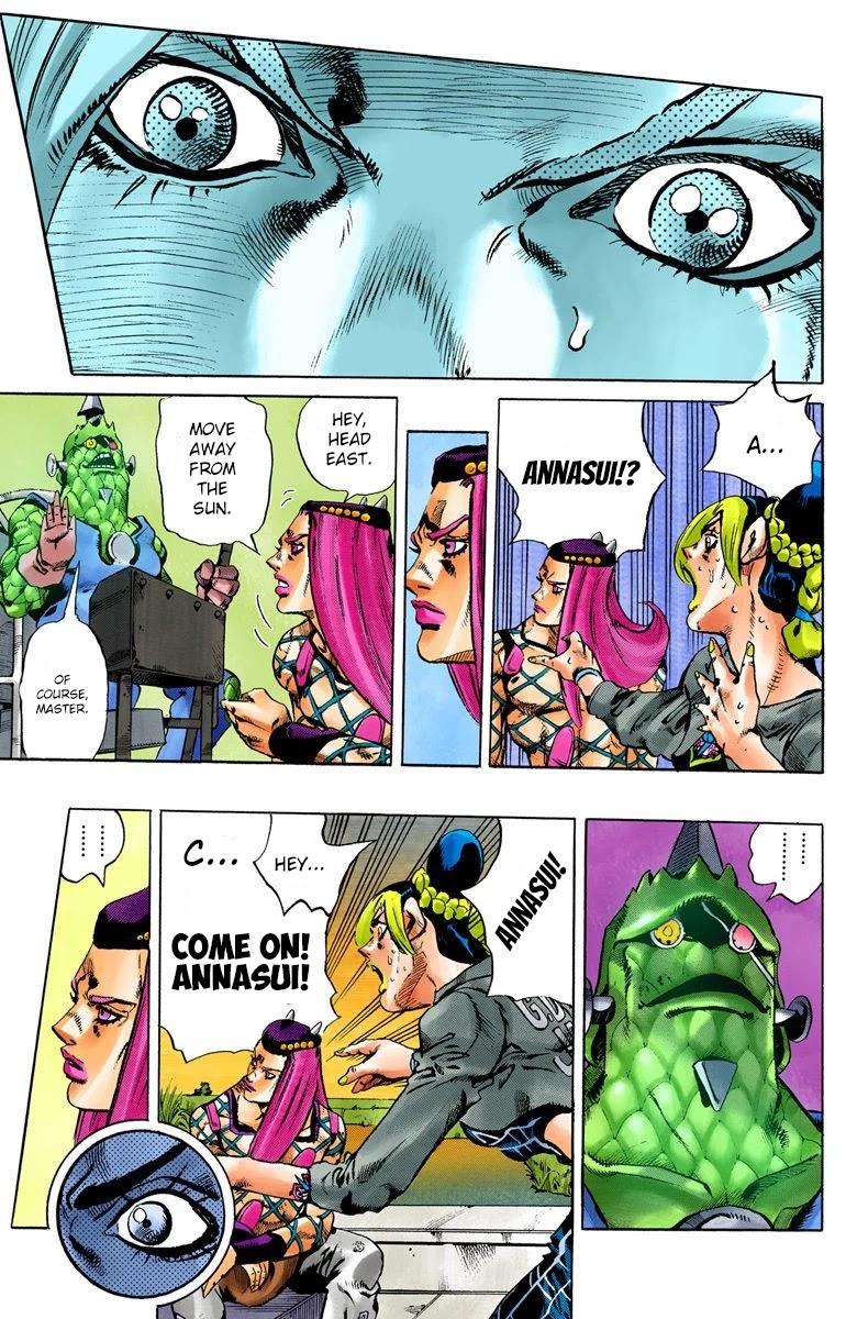 JoJo's Bizarre Adventure Part 6 - Stone Ocean (Official Colored) Chapter 81 page 10 - Chapter 81: Yo-Yo-Ma Is Coming! Part 4