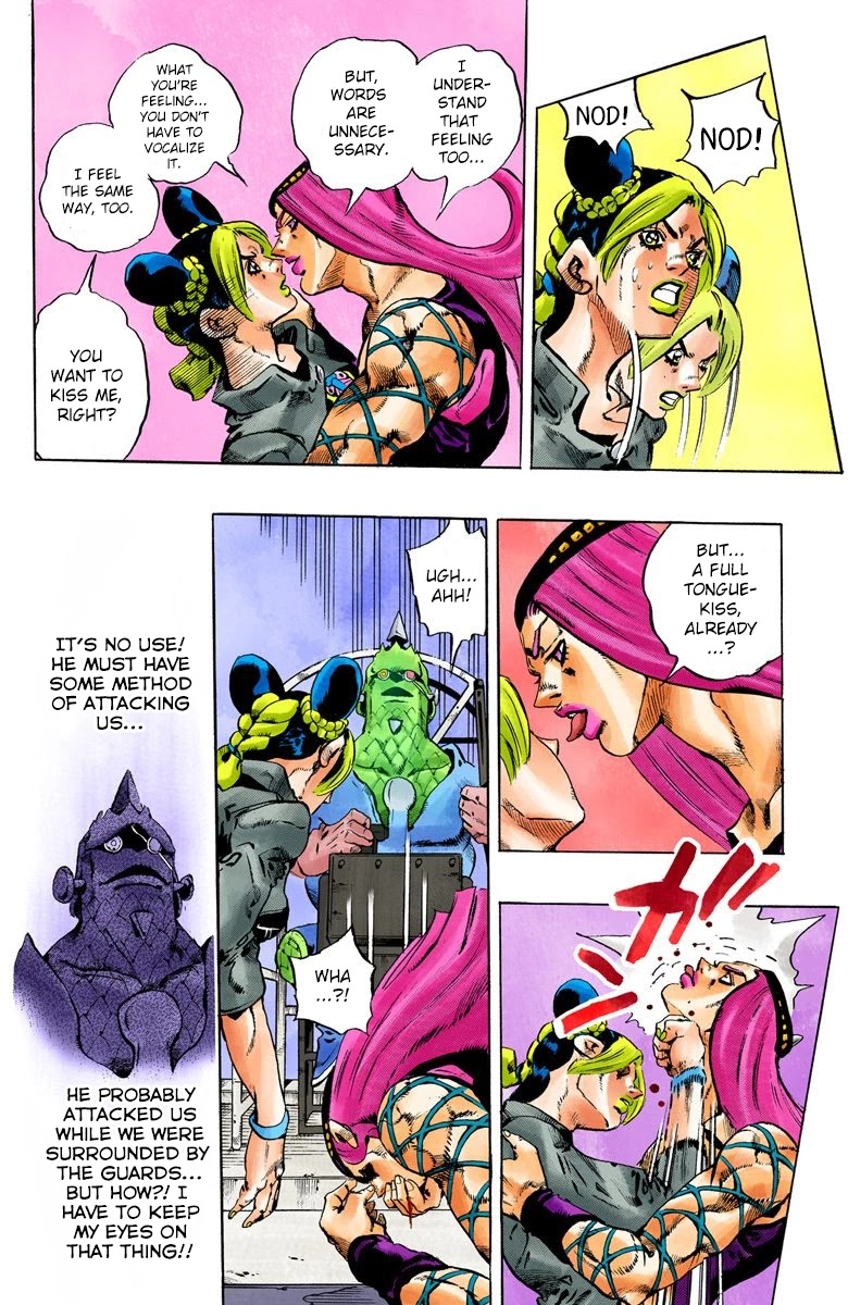 JoJo's Bizarre Adventure Part 6 - Stone Ocean (Official Colored) Chapter 81 page 15 - Chapter 81: Yo-Yo-Ma Is Coming! Part 4