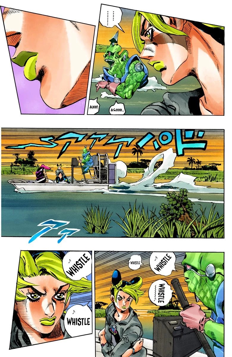 JoJo's Bizarre Adventure Part 6 - Stone Ocean (Official Colored) Chapter 81 page 8 - Chapter 81: Yo-Yo-Ma Is Coming! Part 4