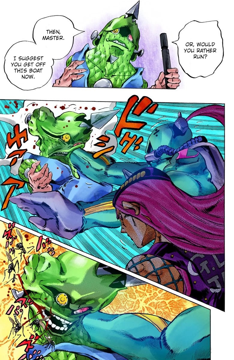 JoJo's Bizarre Adventure Part 6 - Stone Ocean (Official Colored) Chapter 82 page 15 - Chapter 82: Yo-Yo-Ma Is Coming! Part 5