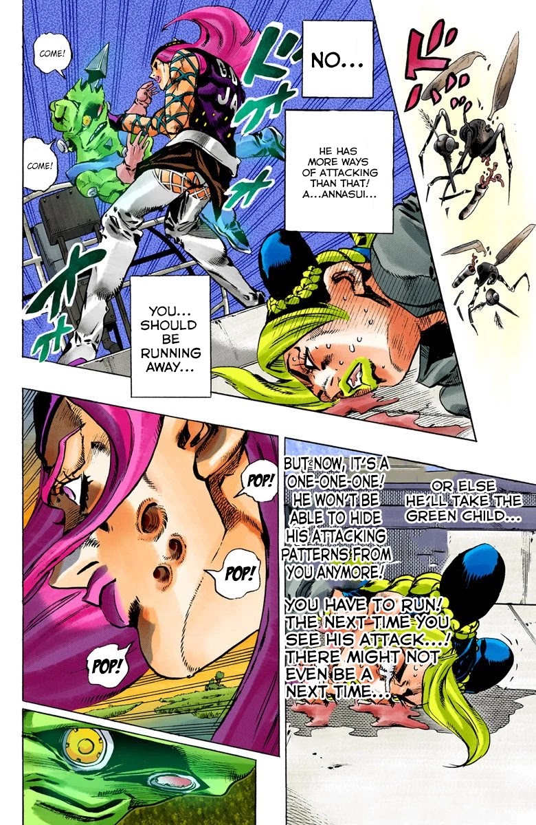 JoJo's Bizarre Adventure Part 6 - Stone Ocean (Official Colored) Chapter 82 page 16 - Chapter 82: Yo-Yo-Ma Is Coming! Part 5