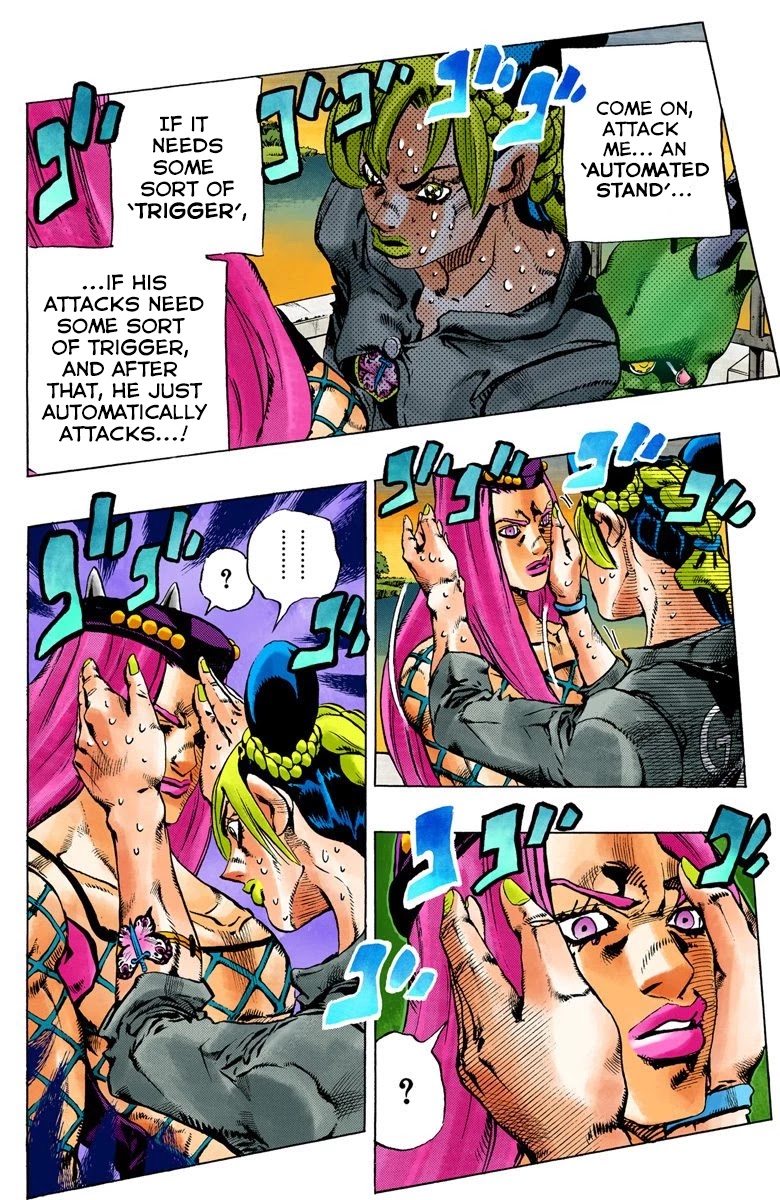 JoJo's Bizarre Adventure Part 6 - Stone Ocean (Official Colored) Chapter 82 page 4 - Chapter 82: Yo-Yo-Ma Is Coming! Part 5