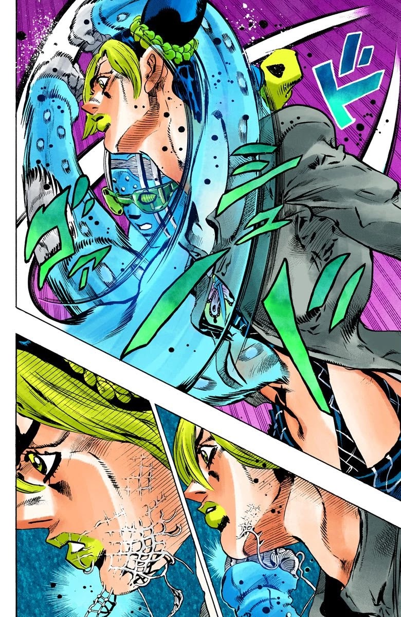 JoJo's Bizarre Adventure Part 6 - Stone Ocean (Official Colored) Chapter 82 page 6 - Chapter 82: Yo-Yo-Ma Is Coming! Part 5