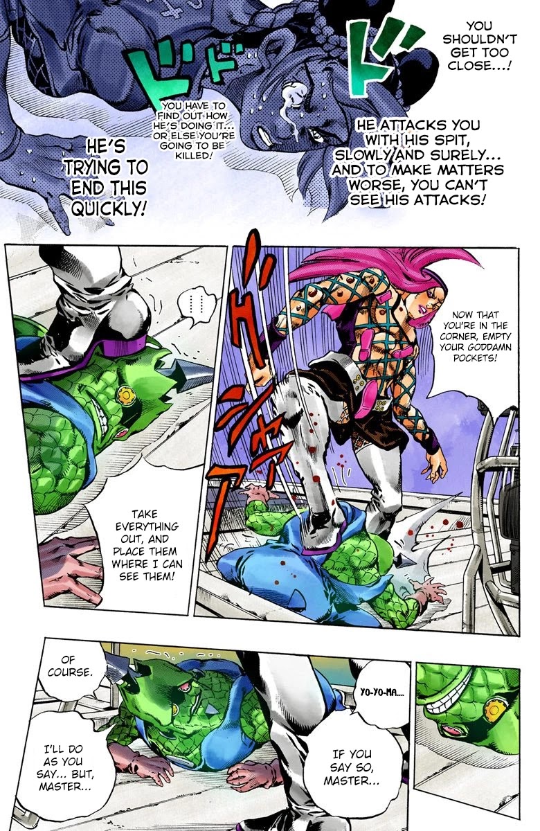 JoJo's Bizarre Adventure Part 6 - Stone Ocean (Official Colored) Chapter 83 page 4 - Chapter 83: F.F. - Witness Part 1