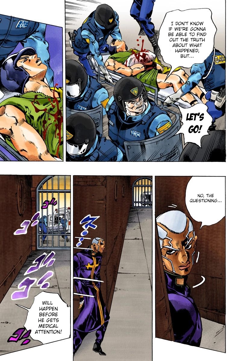JoJo's Bizarre Adventure Part 6 - Stone Ocean (Official Colored) Chapter 84 page 10 - Chapter 84: F.F. - Witness Part 2