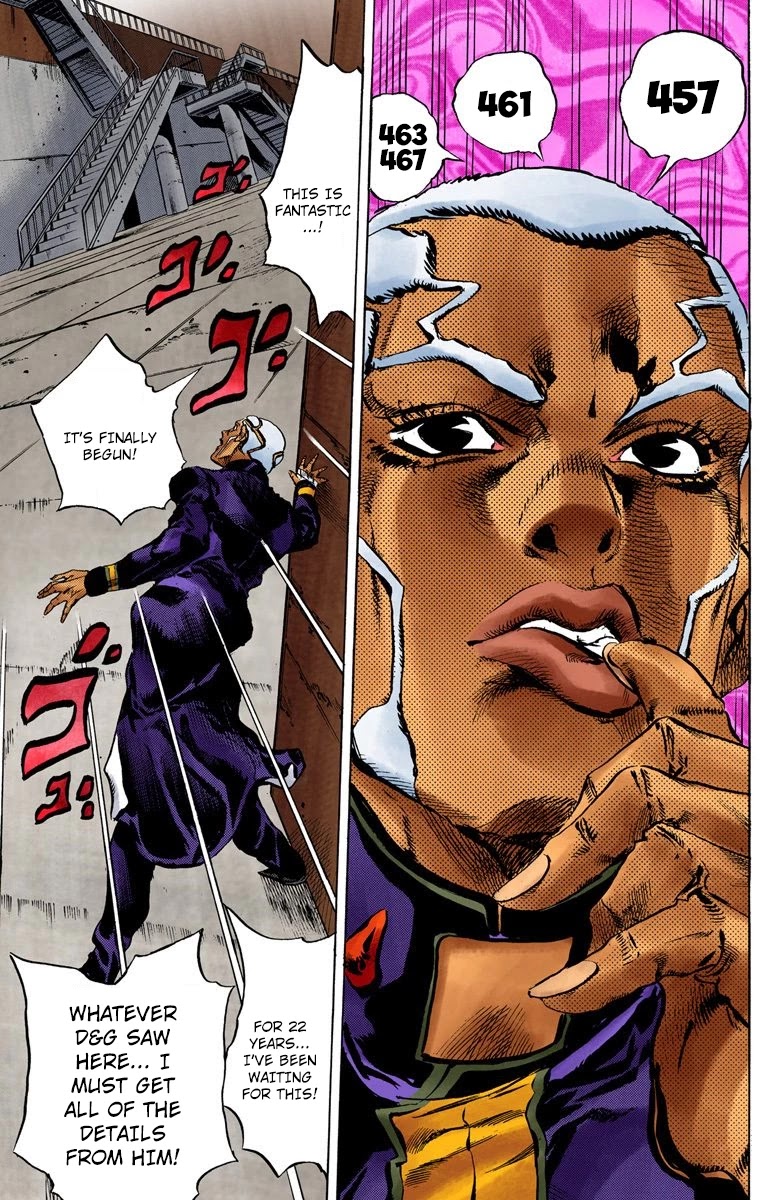 JoJo's Bizarre Adventure Part 6 - Stone Ocean (Official Colored) Chapter 84 page 6 - Chapter 84: F.F. - Witness Part 2