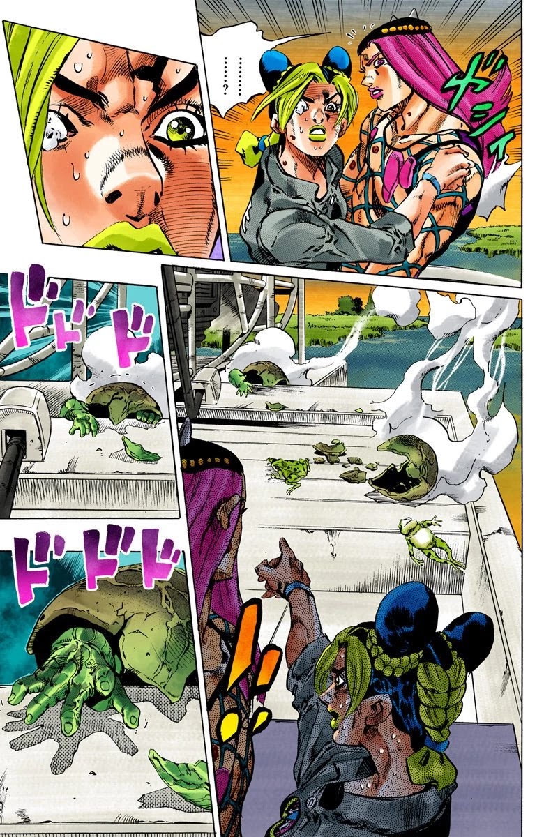 JoJo's Bizarre Adventure Part 6 - Stone Ocean (Official Colored) Chapter 85 page 16 - Chapter 85: Awaken Part 1