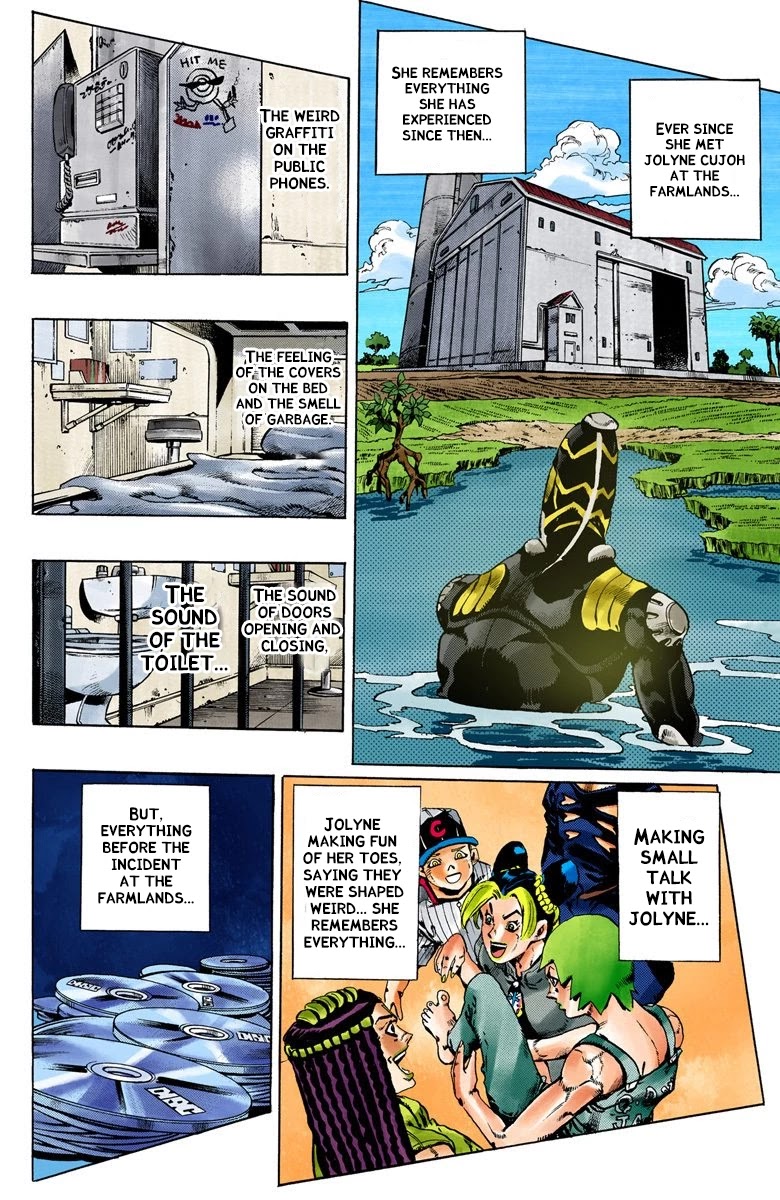JoJo's Bizarre Adventure Part 6 - Stone Ocean (Official Colored) Chapter 85 page 3 - Chapter 85: Awaken Part 1