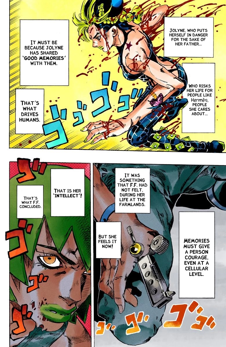 JoJo's Bizarre Adventure Part 6 - Stone Ocean (Official Colored) Chapter 85 page 5 - Chapter 85: Awaken Part 1
