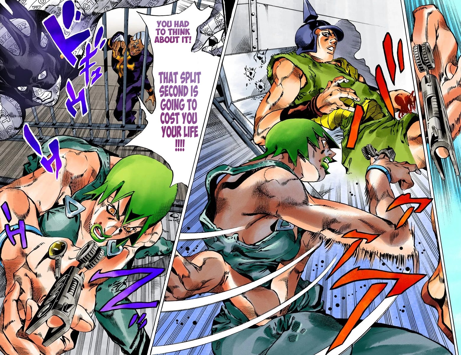 JoJo's Bizarre Adventure Part 6 - Stone Ocean (Official Colored) Chapter 85 page 7 - Chapter 85: Awaken Part 1