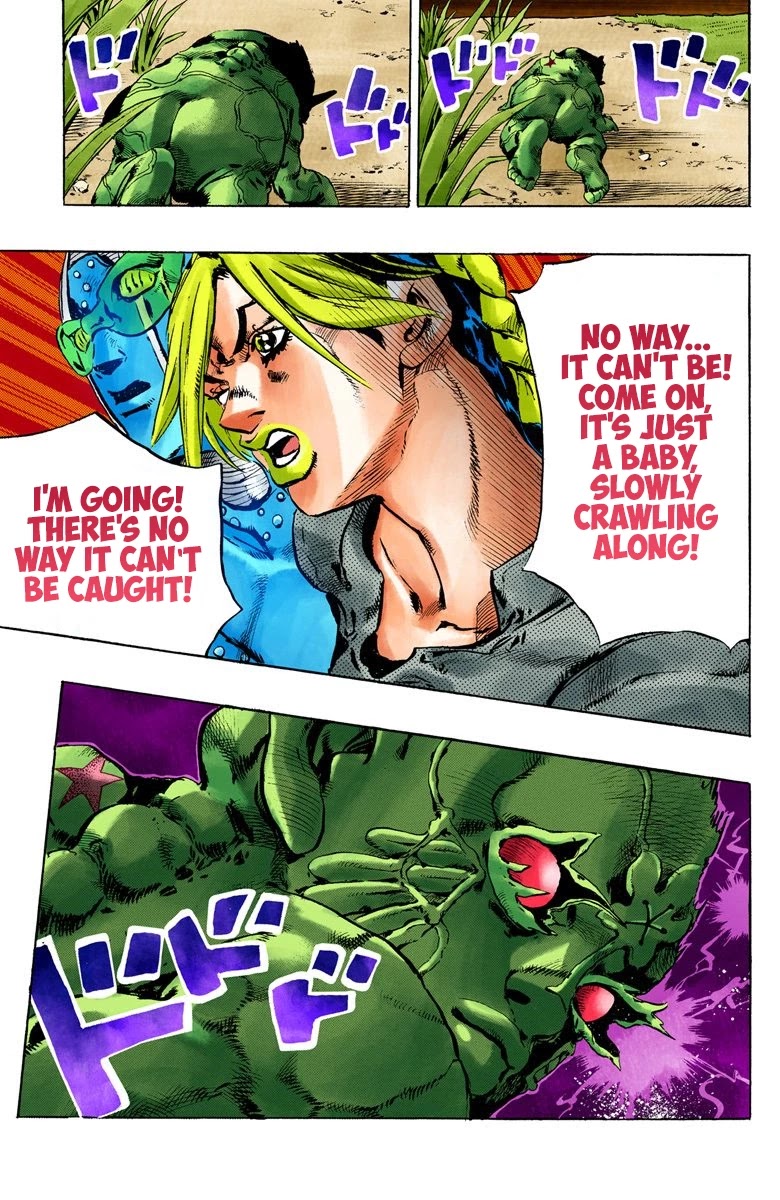 JoJo's Bizarre Adventure Part 6 - Stone Ocean (Official Colored) Chapter 86 page 18 - Chapter 86: Awaken Part 2