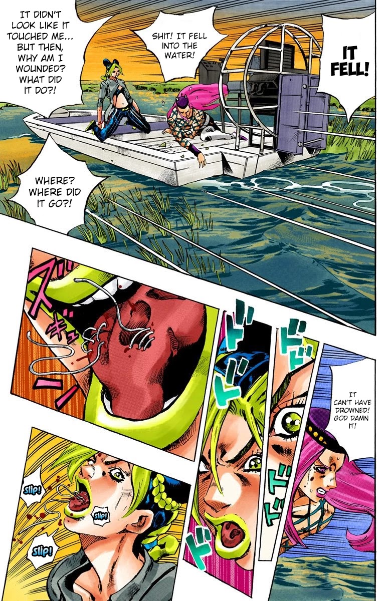 JoJo's Bizarre Adventure Part 6 - Stone Ocean (Official Colored) Chapter 86 page 4 - Chapter 86: Awaken Part 2