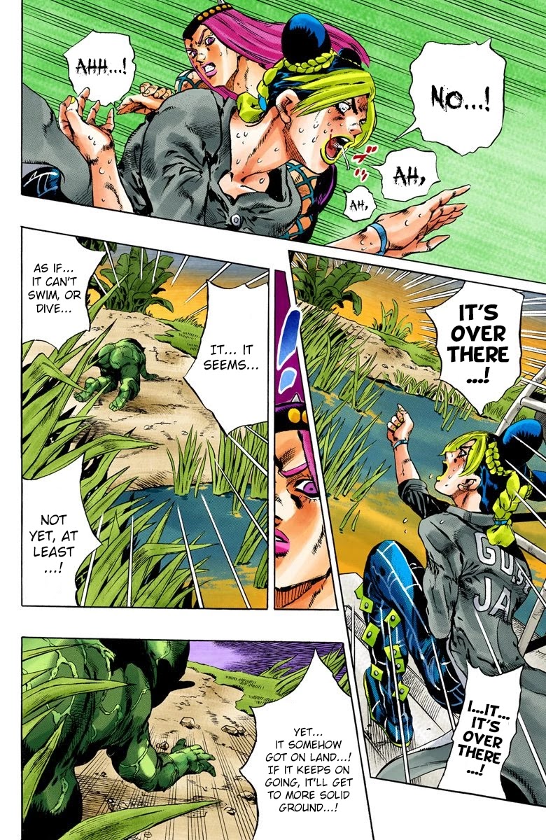 JoJo's Bizarre Adventure Part 6 - Stone Ocean (Official Colored) Chapter 86 page 5 - Chapter 86: Awaken Part 2