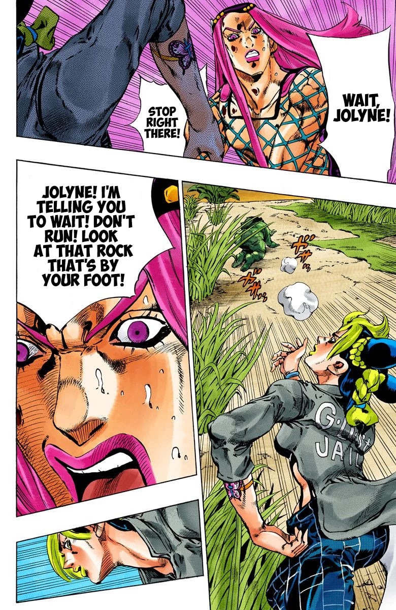 JoJo's Bizarre Adventure Part 6 - Stone Ocean (Official Colored) Chapter 86 page 7 - Chapter 86: Awaken Part 2