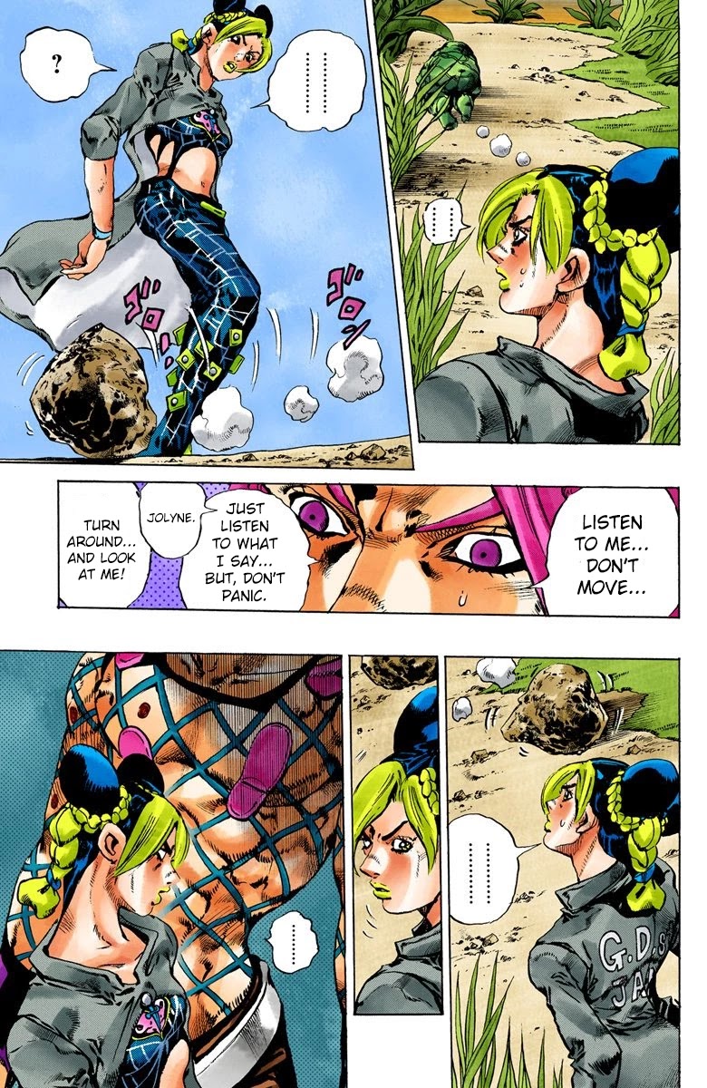 JoJo's Bizarre Adventure Part 6 - Stone Ocean (Official Colored) Chapter 86 page 8 - Chapter 86: Awaken Part 2
