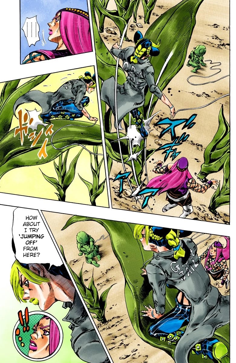 JoJo's Bizarre Adventure Part 6 - Stone Ocean (Official Colored) Chapter 87 page 12 - Chapter 87: Awaken Part 3