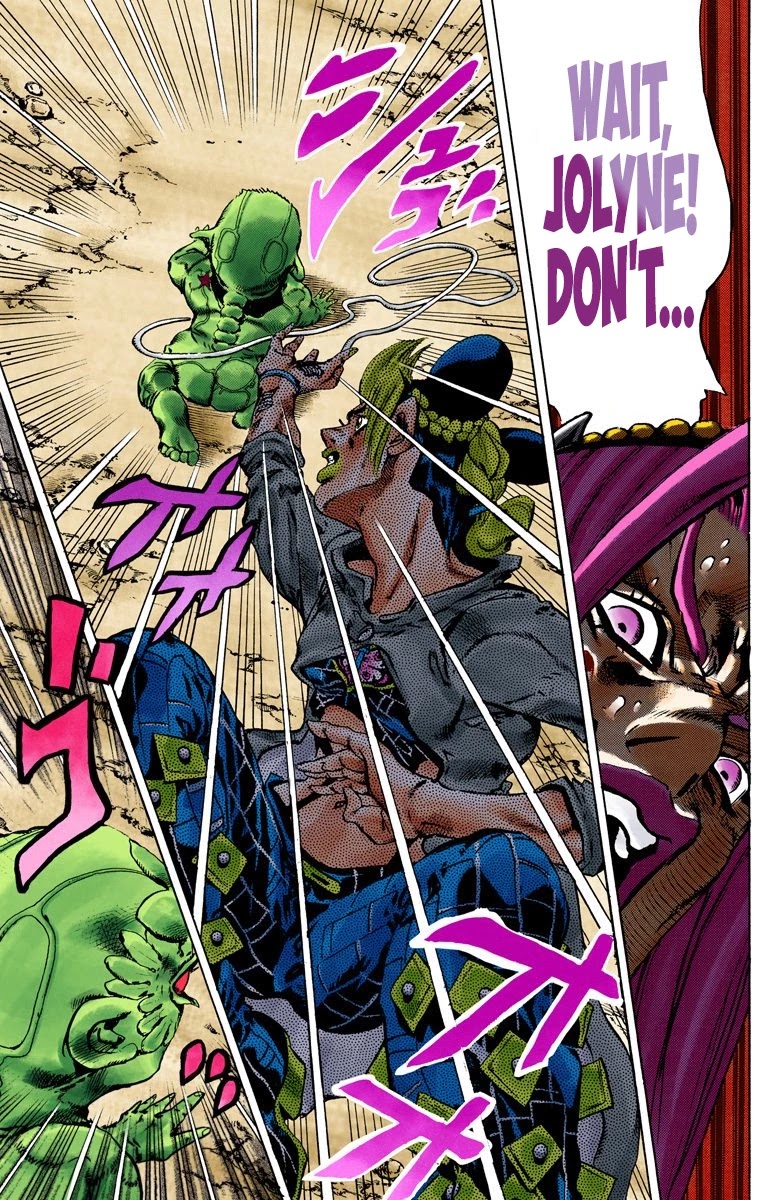 JoJo's Bizarre Adventure Part 6 - Stone Ocean (Official Colored) Chapter 87 page 14 - Chapter 87: Awaken Part 3
