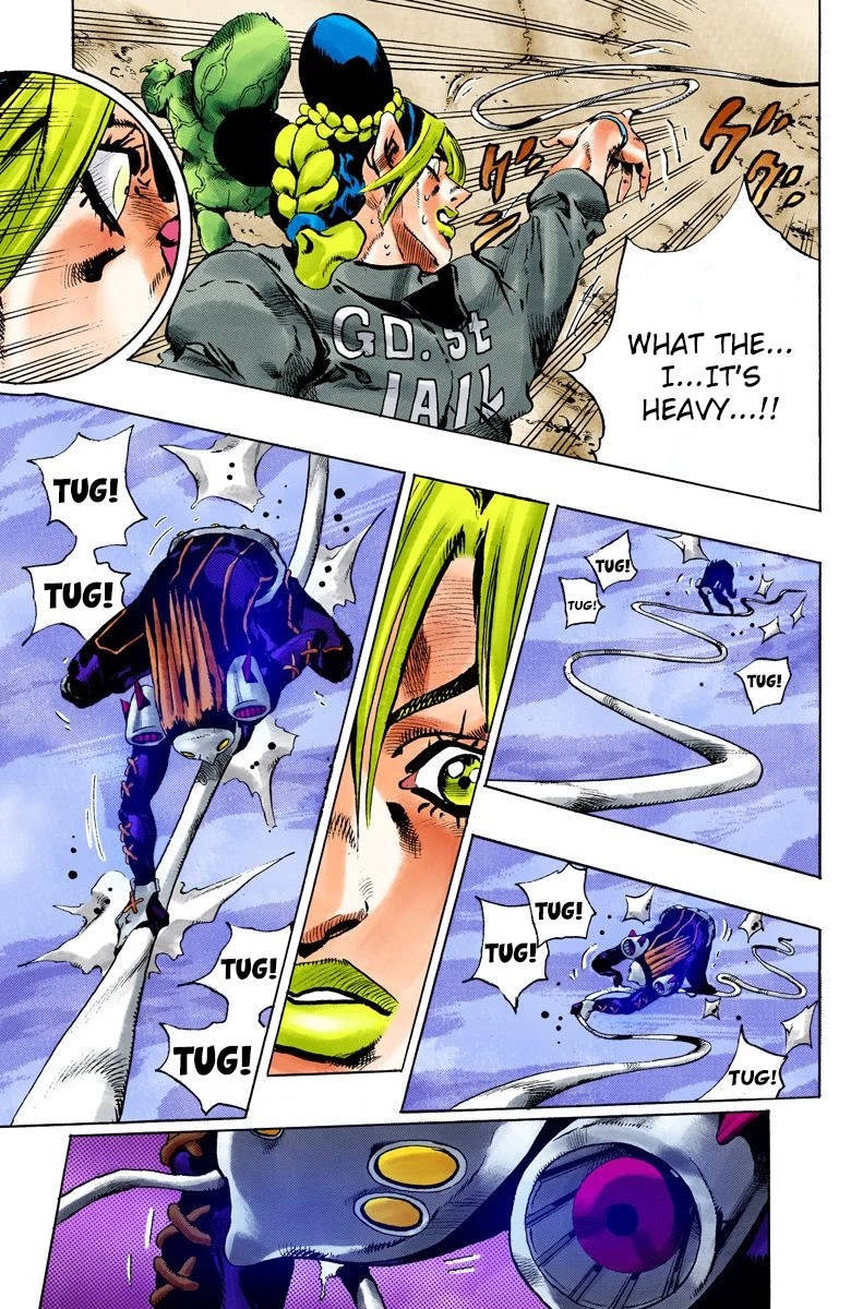 JoJo's Bizarre Adventure Part 6 - Stone Ocean (Official Colored) Chapter 87 page 16 - Chapter 87: Awaken Part 3