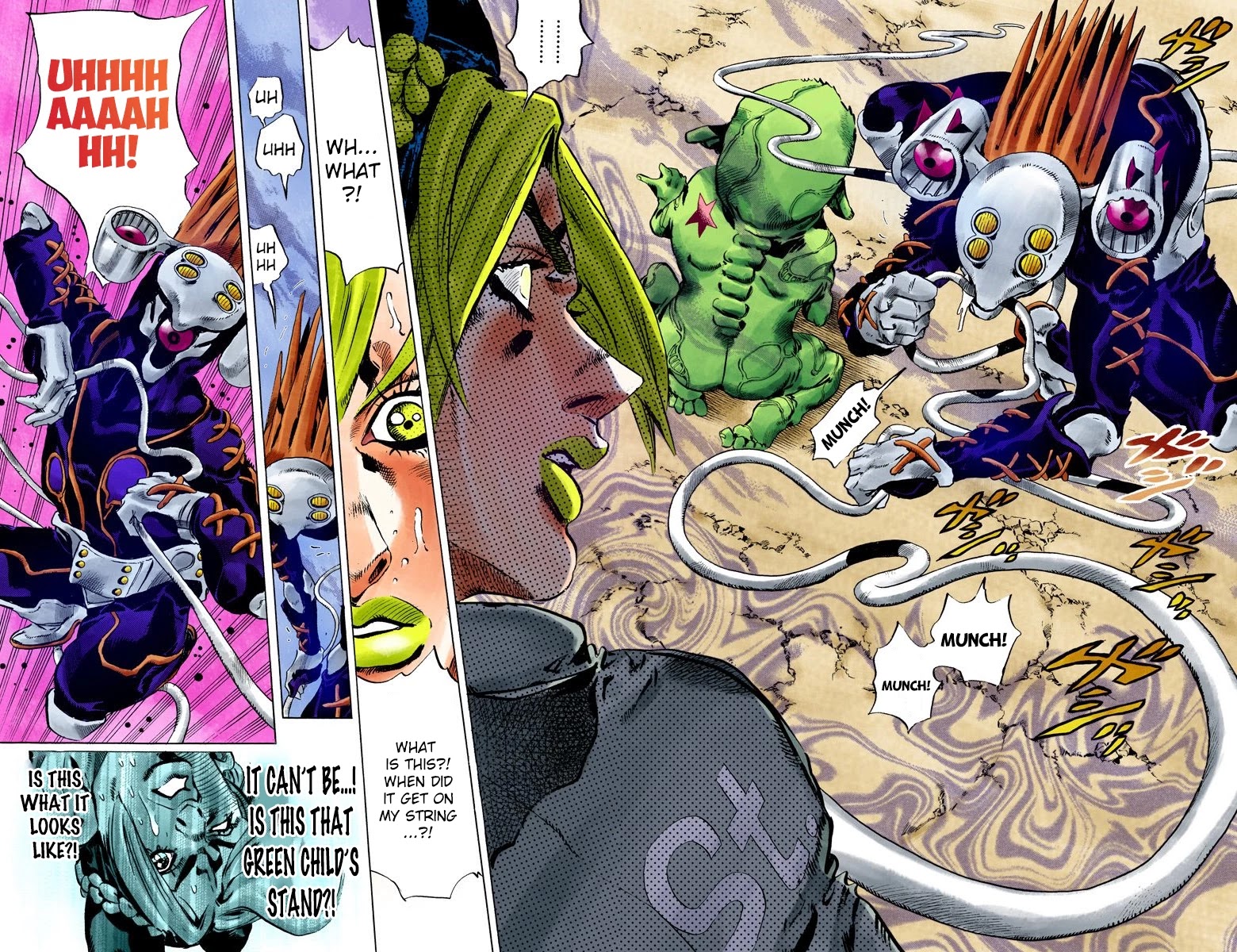 JoJo's Bizarre Adventure Part 6 - Stone Ocean (Official Colored) Chapter 87 page 17 - Chapter 87: Awaken Part 3