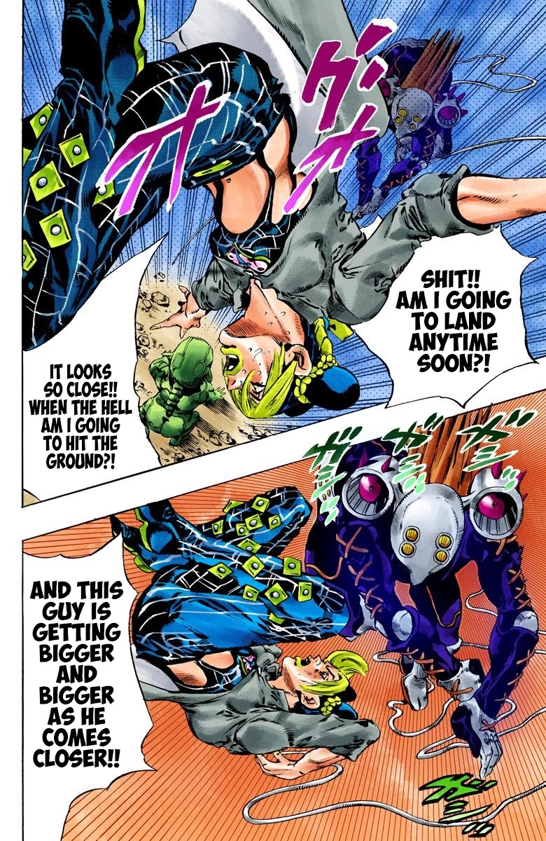 JoJo's Bizarre Adventure Part 6 - Stone Ocean (Official Colored) Chapter 87 page 18 - Chapter 87: Awaken Part 3