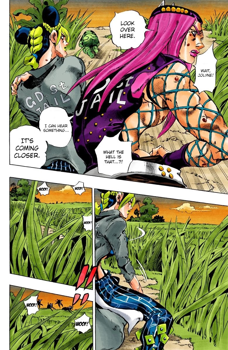 JoJo's Bizarre Adventure Part 6 - Stone Ocean (Official Colored) Chapter 87 page 3 - Chapter 87: Awaken Part 3