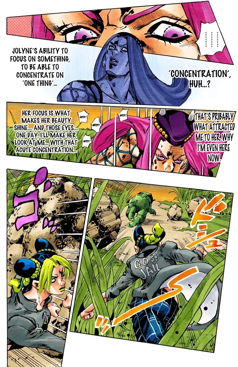 JoJo's Bizarre Adventure Part 6 - Stone Ocean (Official Colored) Chapter 87 page 7 - Chapter 87: Awaken Part 3