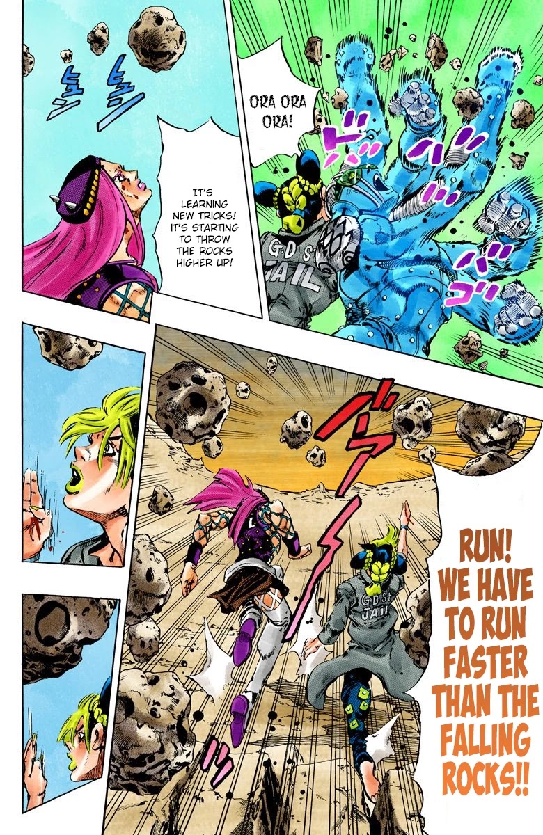 JoJo's Bizarre Adventure Part 6 - Stone Ocean (Official Colored) Chapter 88 page 13 - Chapter 88: Awaken Part 4