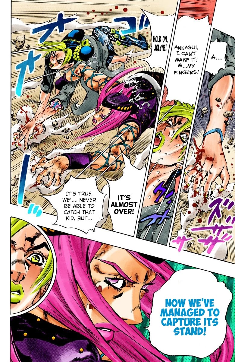 JoJo's Bizarre Adventure Part 6 - Stone Ocean (Official Colored) Chapter 88 page 15 - Chapter 88: Awaken Part 4