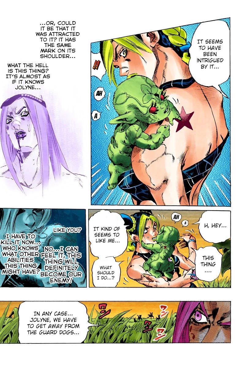 JoJo's Bizarre Adventure Part 6 - Stone Ocean (Official Colored) Chapter 89 page 18 - Chapter 89: White Snake: Pursuer Part 1
