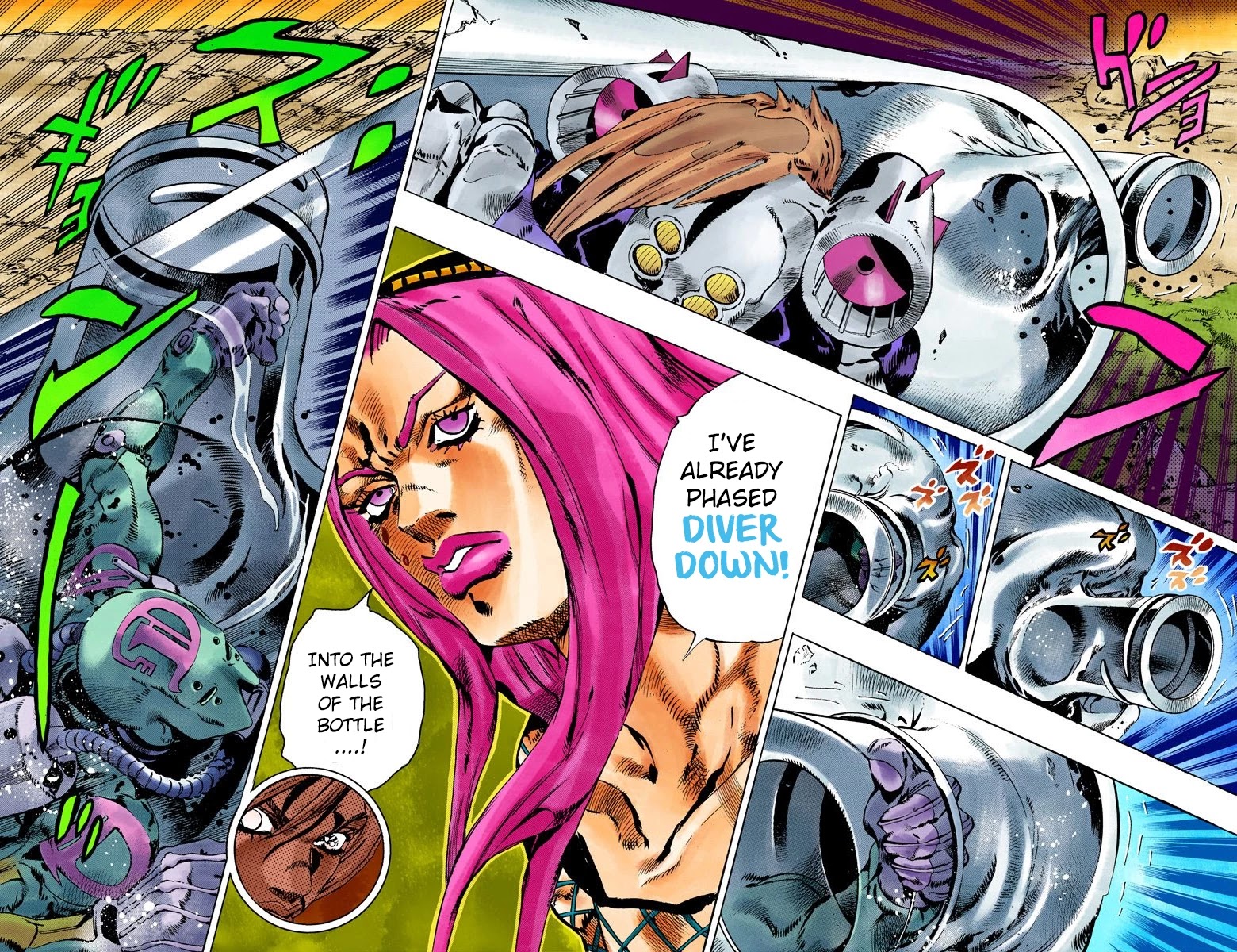 JoJo's Bizarre Adventure Part 6 - Stone Ocean (Official Colored) Chapter 89 page 5 - Chapter 89: White Snake: Pursuer Part 1