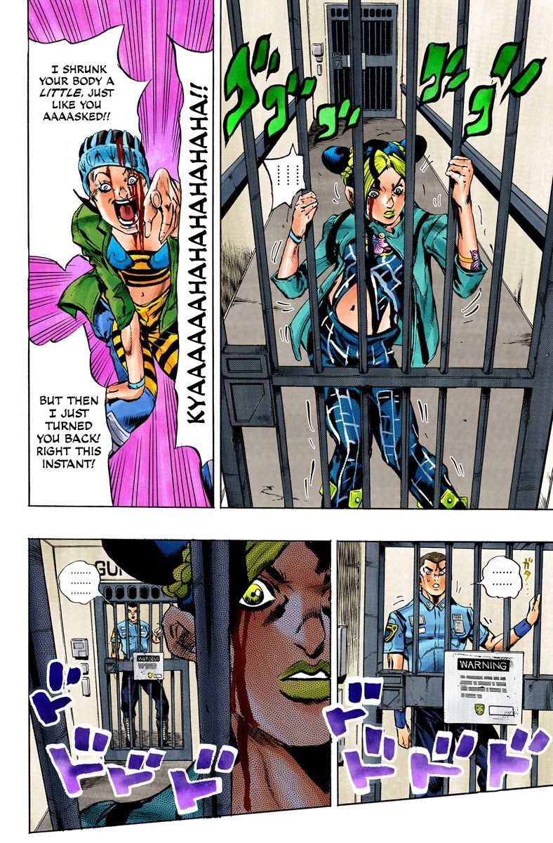 JoJo's Bizarre Adventure Part 6 - Stone Ocean (Official Colored) Chapter 9 page 11 - Chapter 9: Stone Free Part 2