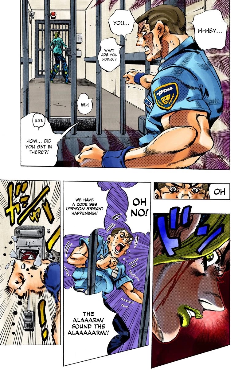 JoJo's Bizarre Adventure Part 6 - Stone Ocean (Official Colored) Chapter 9 page 12 - Chapter 9: Stone Free Part 2