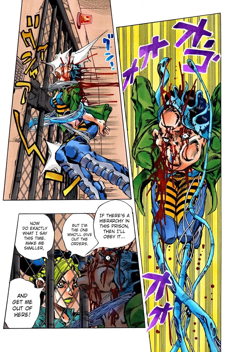 JoJo's Bizarre Adventure Part 6 - Stone Ocean (Official Colored) Chapter 9 page 20 - Chapter 9: Stone Free Part 2